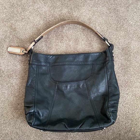 B. Makowsky - Black Leather Hobo Bag - Picture 3 of 14